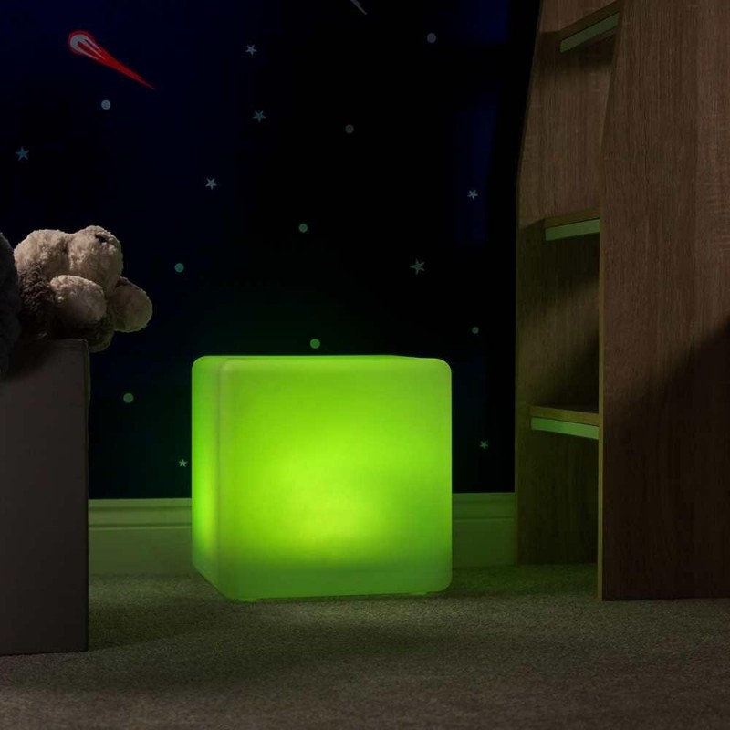 ShapeLights Würfel Solarlampe mit USB-Funktion und einstellbarer Lichtfarbe