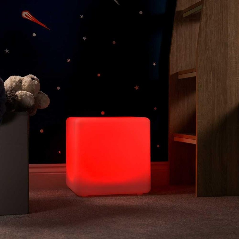 ShapeLights Würfel Solarlampe mit USB-Funktion und einstellbarer Lichtfarbe