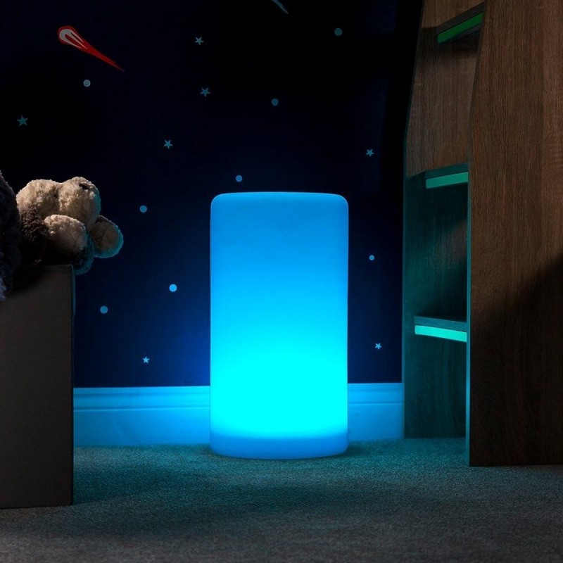 ShapeLights Zylinder Solarlampe mit USB-Funktion und einstellbarer Lichtfarbe