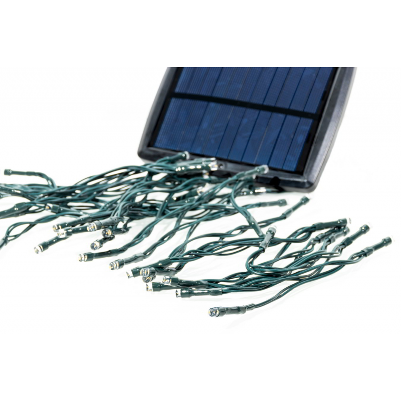 Aurora Solar Lichterkette mit 50 LEDs in Warmweiß