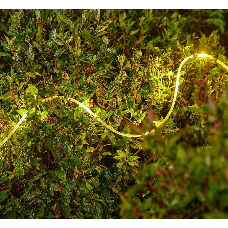 Omira Solar-Schlauchlichterkette (10m, Warmweiß)