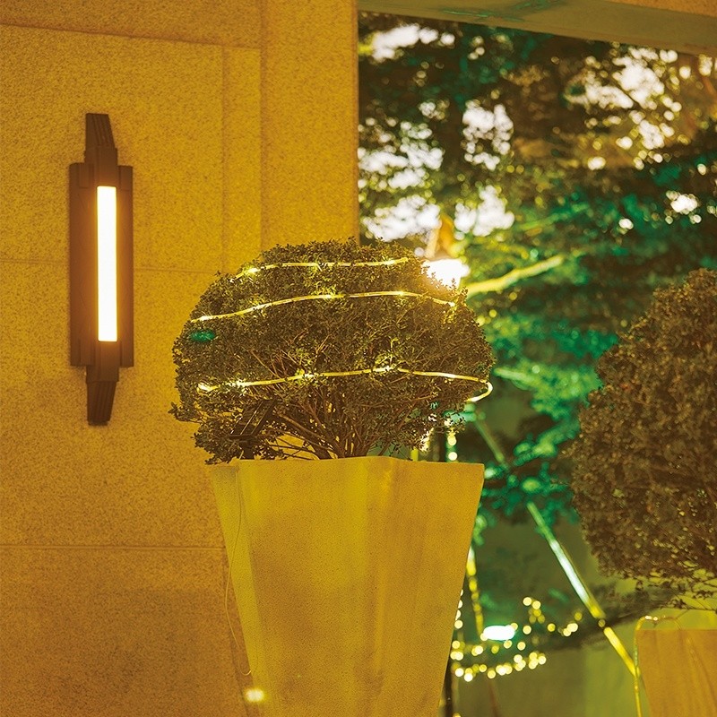 Omira Solar-Schlauchlichterkette (10m, Warmweiß)