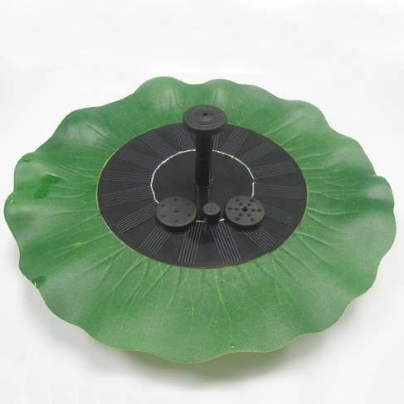 Solarspringbrunnen im Seerosen-Design