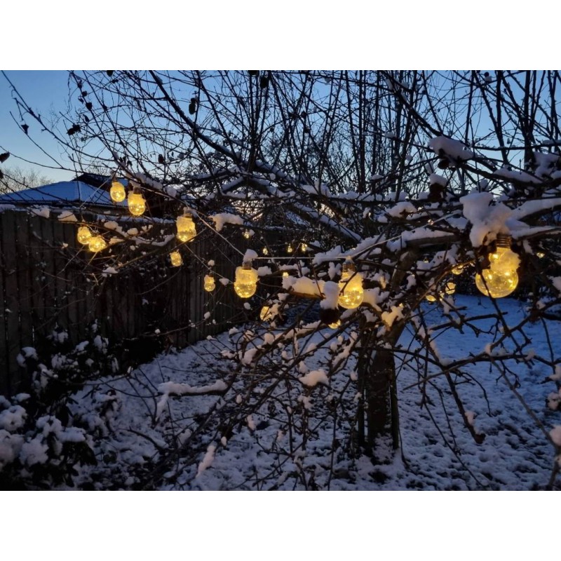Aurora PRO Vintage Solar Lichterkette (10 Glühb.)