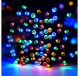 Aurora Solar Lichterkette mit 50 bunten LED-Leuchten
