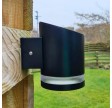 Duron Solar Wandlampe (schwarz)