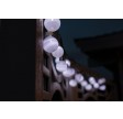 ELAN Solar Party Lichterkette mit 20 Glühbirnen in Kaltweiß