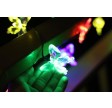 Aurora Solar Party Lichterkette mit 50 bunten LED-Schmetterlingen